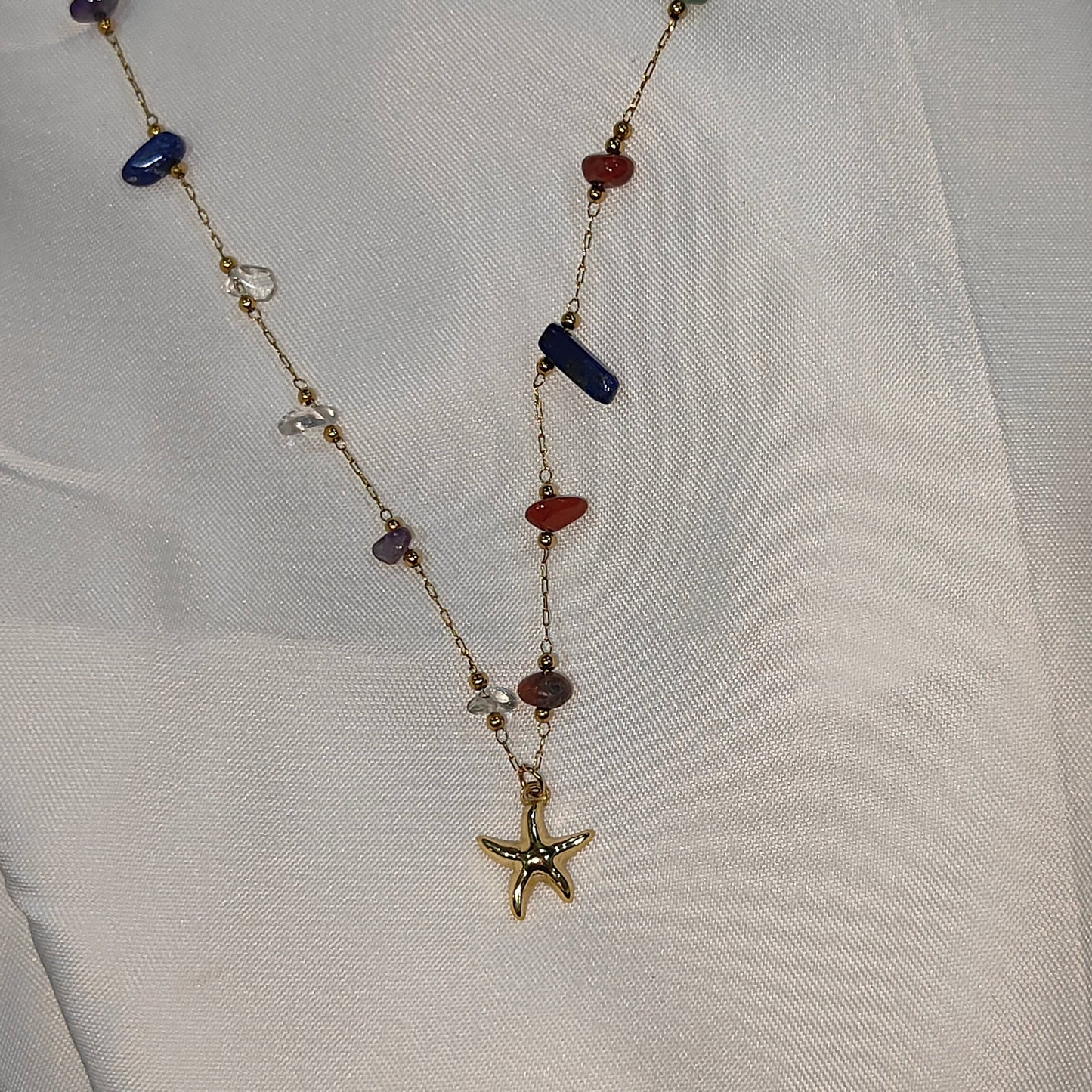 Aurora Starfish Necklace