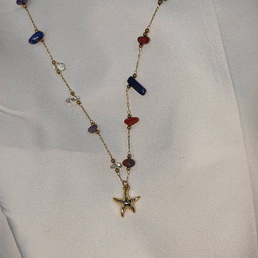 Aurora Starfish Necklace