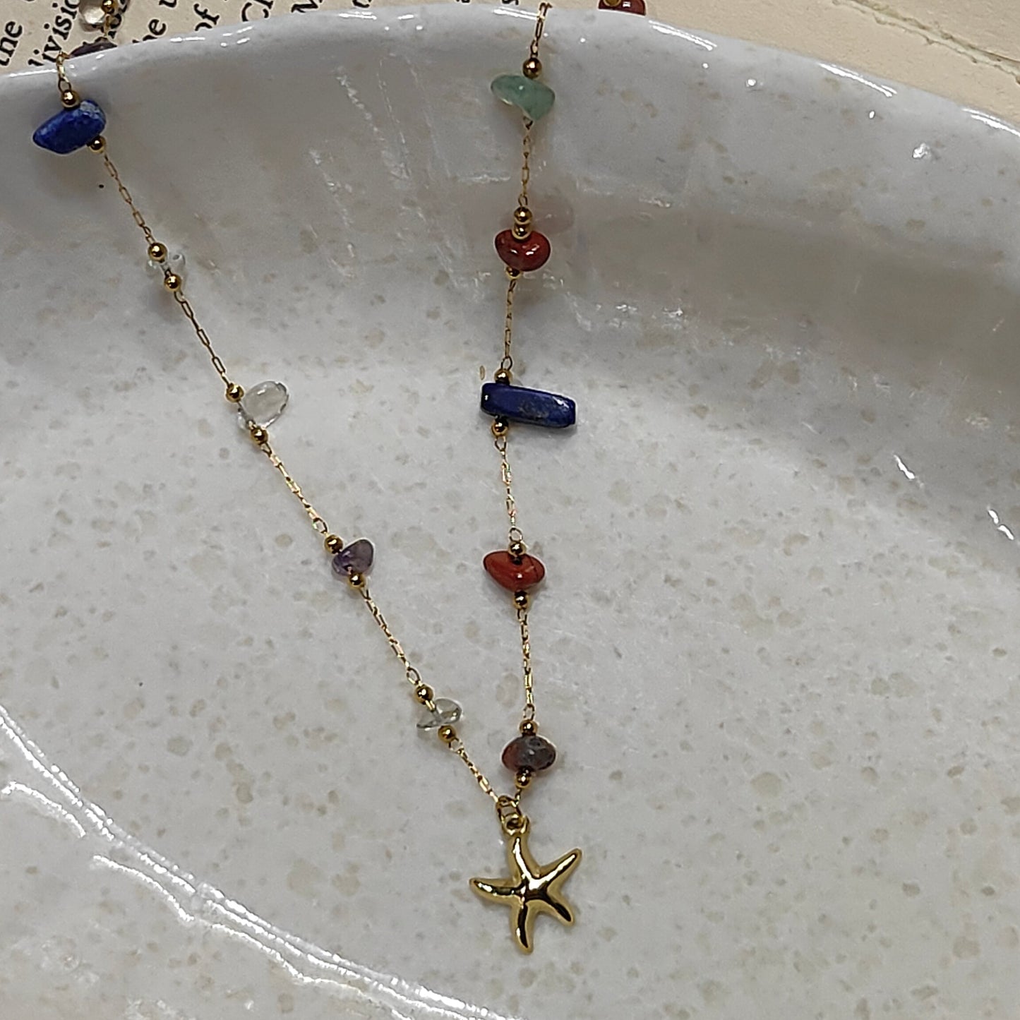 Aurora Starfish Necklace