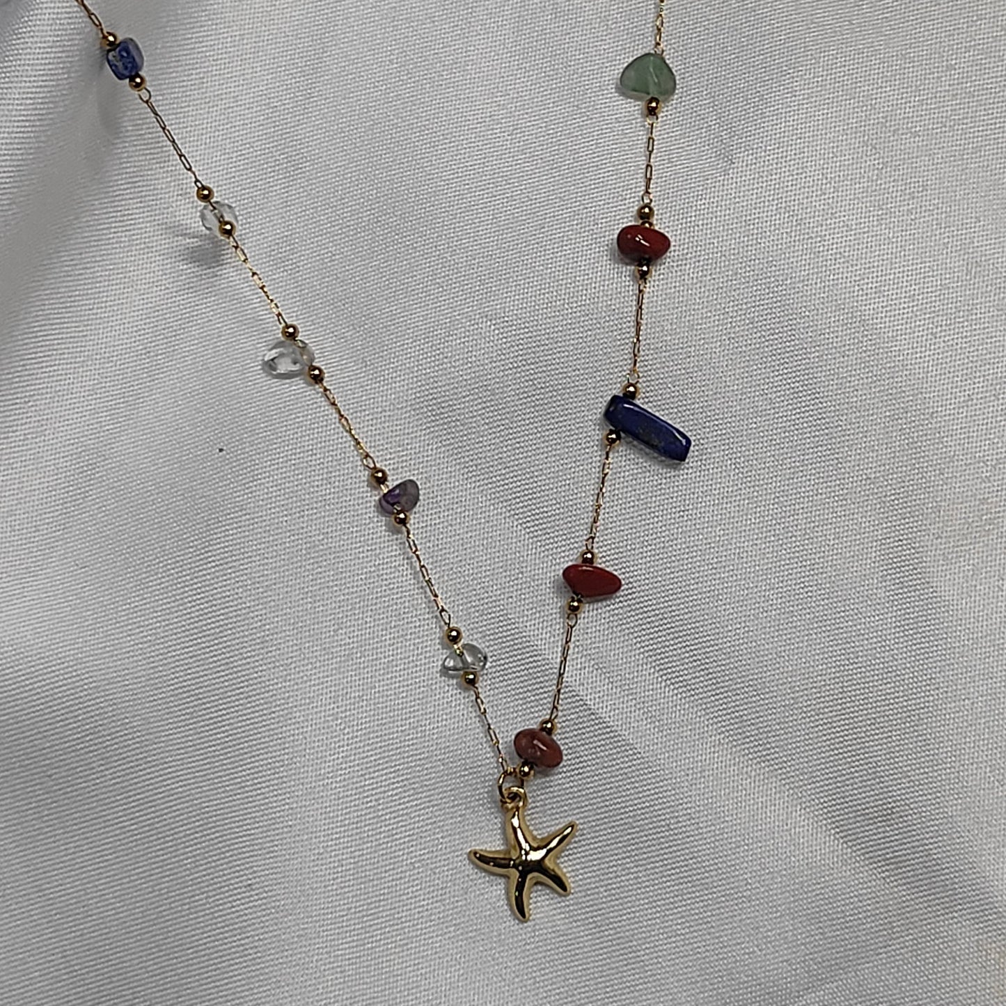 Aurora Starfish Necklace