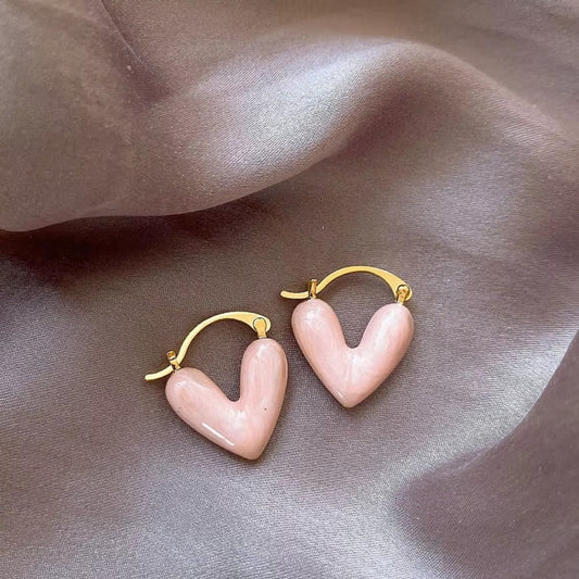 Rosé Love Earrings